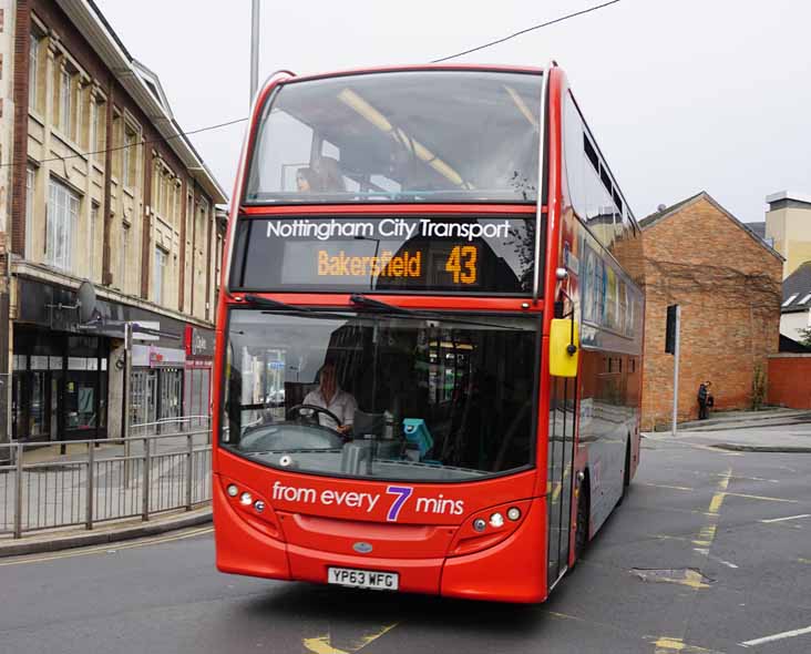 Nottingham Scania N230UD ADL Enviro400 607